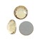 Preciosa Crystal VIVA12 Flat Back Rhinestone 4.7mm (SS20) Crystal Honey (Package of 50)